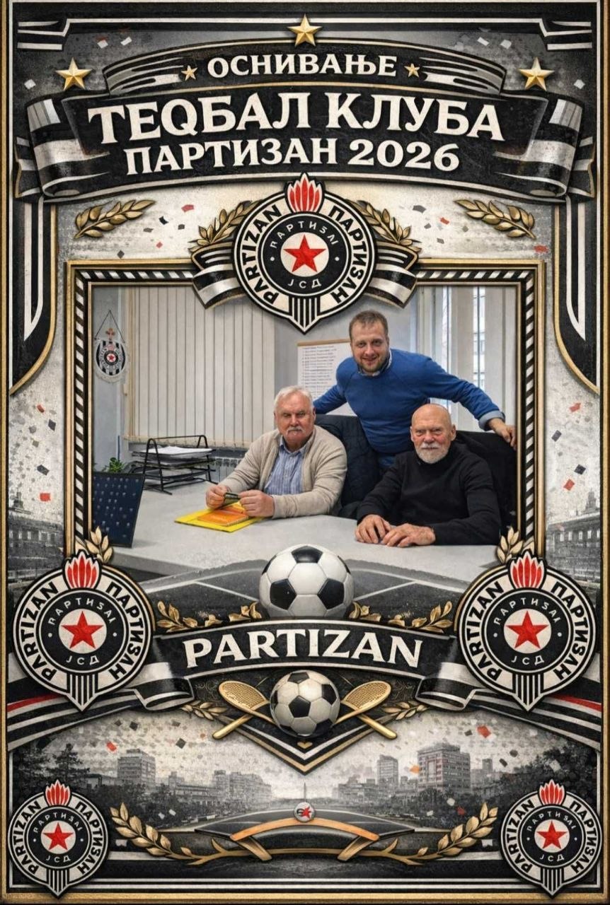 Osnivanje Teqball kluba Partizan 2026