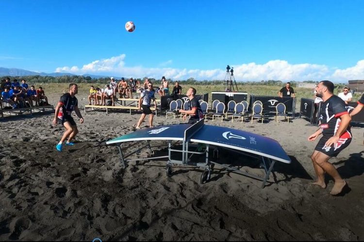 Teqball akcija na pesku